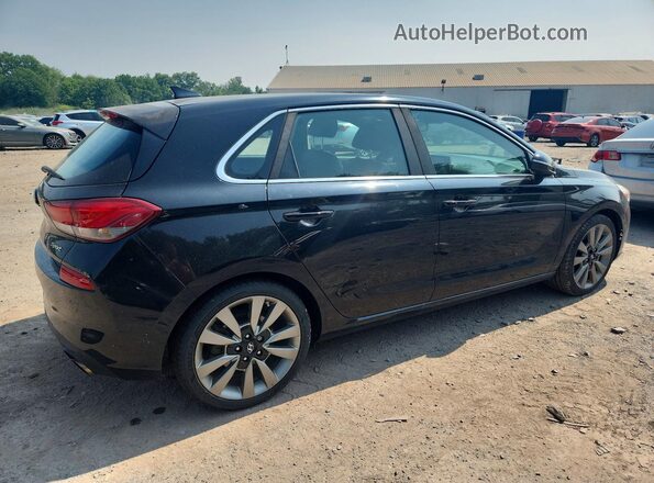 KMHH55LC1JU076730 2018 HYUNDAI ELANTRA Black უკანა მარჯვენა