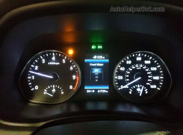 KMHH55LC1LU120065 2020 HYUNDAI ELANTRA Черный Вид щитка приборов
