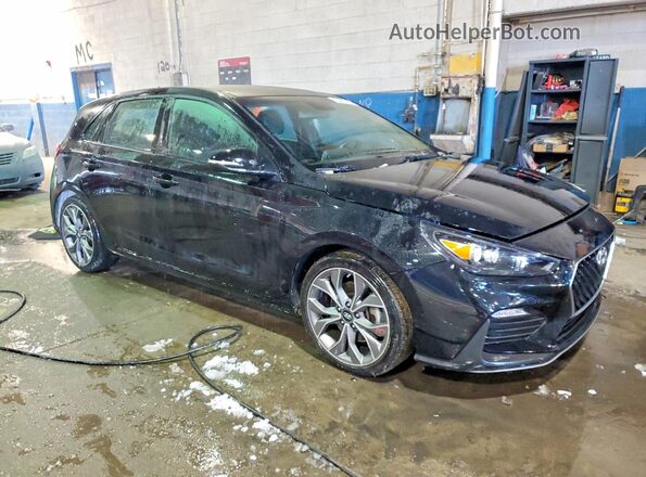 KMHH55LC1LU120065 2020 HYUNDAI ELANTRA Черный Передняя правая четверть