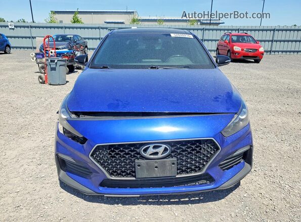 KMHH55LC2LU130944 2020 HYUNDAI ELANTRA Blue Widok z przodu