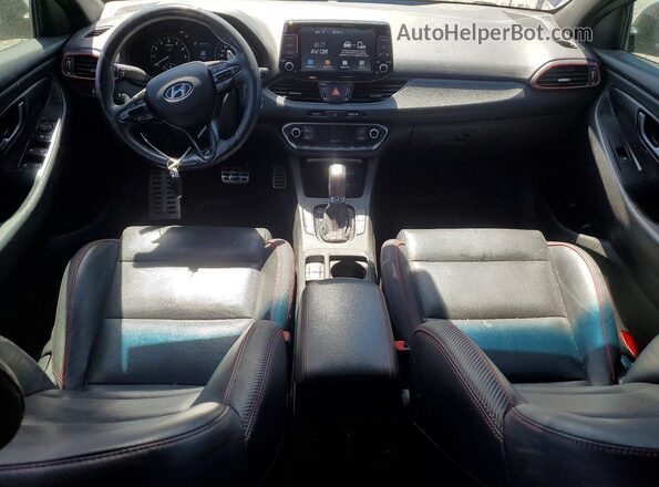 KMHH55LC2LU130944 2020 HYUNDAI ELANTRA Blue Widok deski rozdzielczej