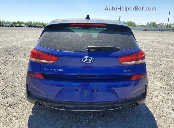 KMHH55LC2LU130944 2020 HYUNDAI ELANTRA Blue Widok z tyłu