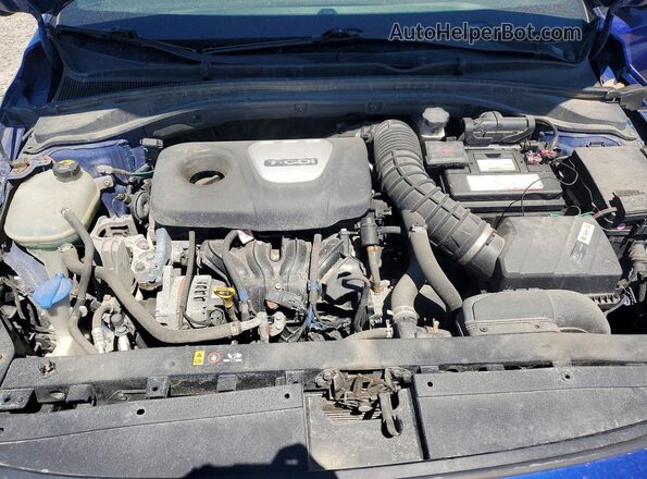 KMHH55LC2LU130944 2020 HYUNDAI ELANTRA Blue Widok wnętrza z tyłu