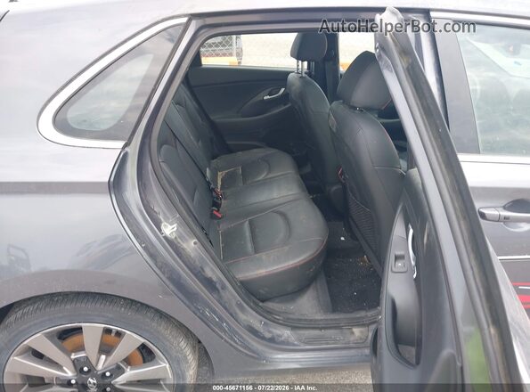KMHH55LC3JU032308 2018 HYUNDAI ELANTRA GT Gray VIN կոդի պիտակի տեսք