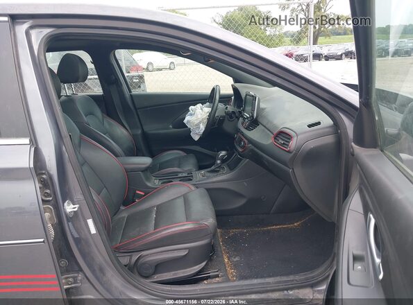 KMHH55LC3JU032308 2018 HYUNDAI ELANTRA GT Gray Սալոնի դիմացի տեսք