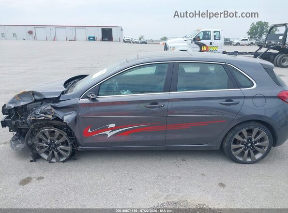 KMHH55LC3JU032308 2018 HYUNDAI ELANTRA GT Gray Սալոնի 360 աստիճան տեսք