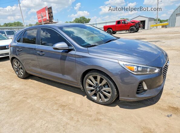 KMHH55LC6JU039429 2018 HYUNDAI ELANTRA Gray Delantero derecho