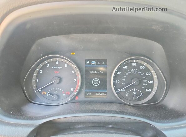 KMHH55LC6JU039429 2018 HYUNDAI ELANTRA Gray Vista del cuadro de instrumentos