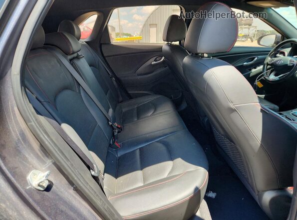 KMHH55LC6JU039429 2018 HYUNDAI ELANTRA Gray Vista de los asientos traseros