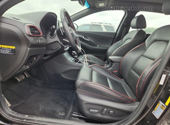 KMHH55LC8JU086395 2018 HYUNDAI ELANTRA Black Front interior view