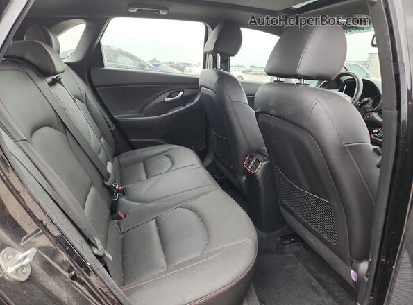KMHH55LC8JU086395 2018 HYUNDAI ELANTRA Black Rear seats view