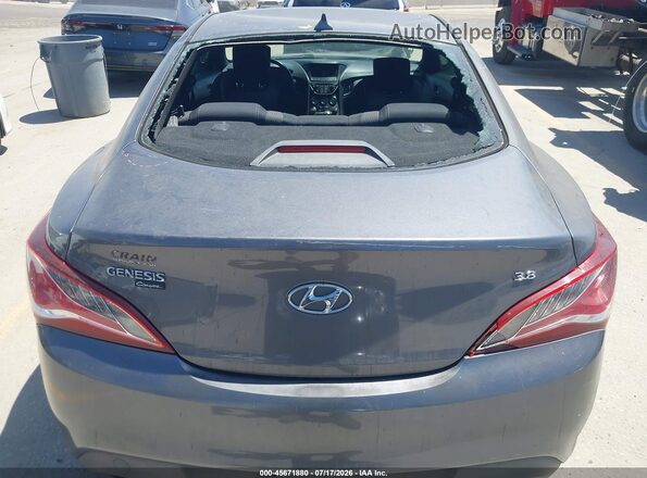 KMHHT6KJ1GU133853 2016 HYUNDAI GENESIS Gray Դիմացի տեսք