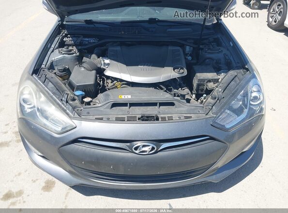 KMHHT6KJ1GU133853 2016 HYUNDAI GENESIS Gray Հետևի տեսք