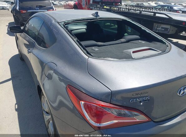 KMHHT6KJ1GU133853 2016 HYUNDAI GENESIS Gray Սալոնի հետևի տեսք