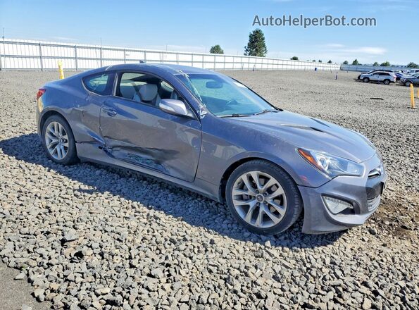 KMHHT6KJ5GU136707 2016 HYUNDAI GENESIS Charcoal Front right