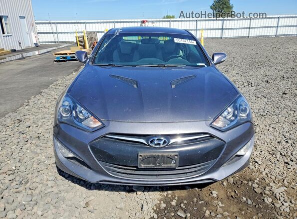 KMHHT6KJ5GU136707 2016 HYUNDAI GENESIS Charcoal Front view