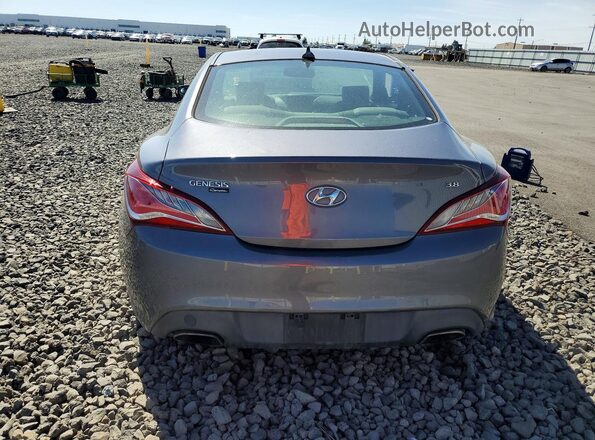 KMHHT6KJ5GU136707 2016 HYUNDAI GENESIS Charcoal Rear view