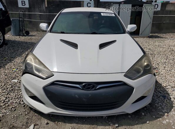 KMHHT6KJ6GU136537 2016 HYUNDAI GENESIS White წინა ხედი