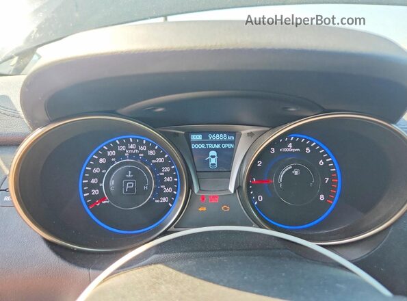 KMHHU6KJ2GU133275 2016 HYUNDAI GENESIS Black Widok zestawu wskaźników