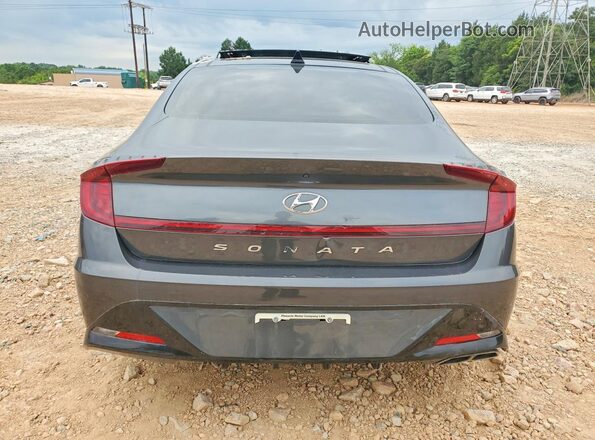 KMHL14JA0NA219045 2022 HYUNDAI SONATA Gray Rear view