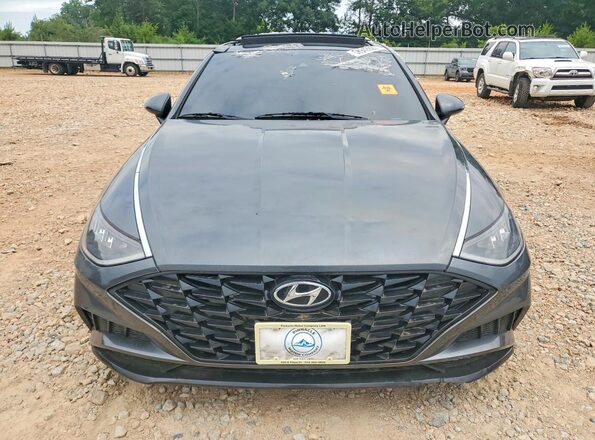 KMHL14JA0NA219045 2022 HYUNDAI SONATA Gray Front view