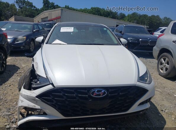 KMHL14JA0NA222186 2022 HYUNDAI SONATA Белый Вид щитка приборов