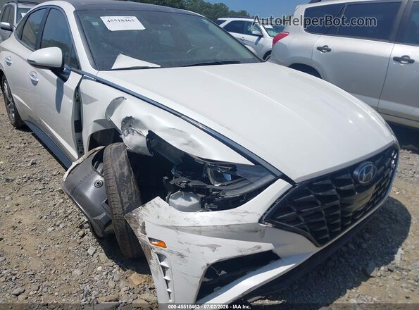 KMHL14JA0NA222186 2022 HYUNDAI SONATA Белый Вид спереди