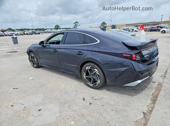 KMHL14JA0RA424807 2024 HYUNDAI SONATA Black Trasero izquierdo