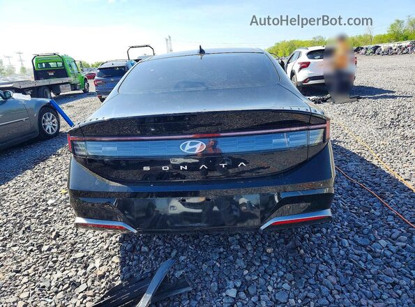 KMHL14JA1SA439256 2025 HYUNDAI SONATA Черный Вид сзади