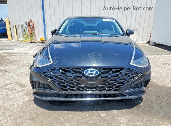 KMHL14JA2MA144573 2021 HYUNDAI SONATA Black Вид спереду