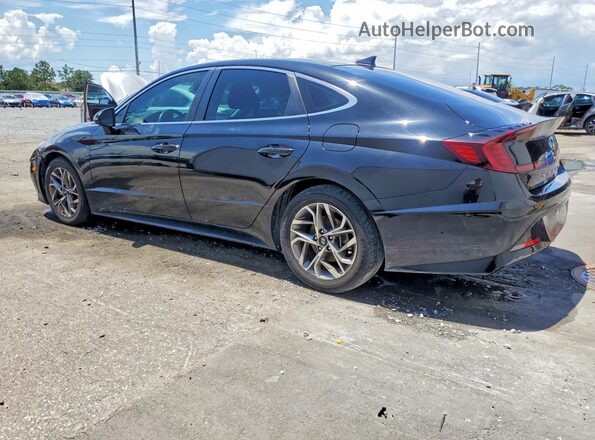 KMHL14JA2MA144573 2021 HYUNDAI SONATA Black Задня ліва чверть