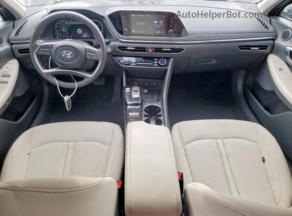 KMHL14JA2NA225624 2022 HYUNDAI SONATA Gray Առջևի վահանակի տեսք