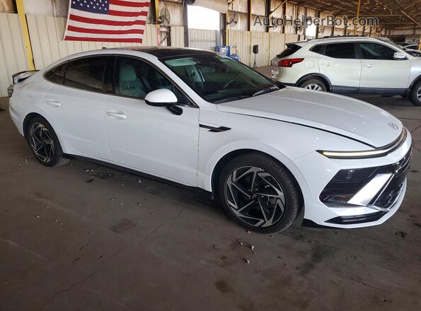 KMHL14JA2RA393205 2024 HYUNDAI SONATA White წინა მარჯვენა