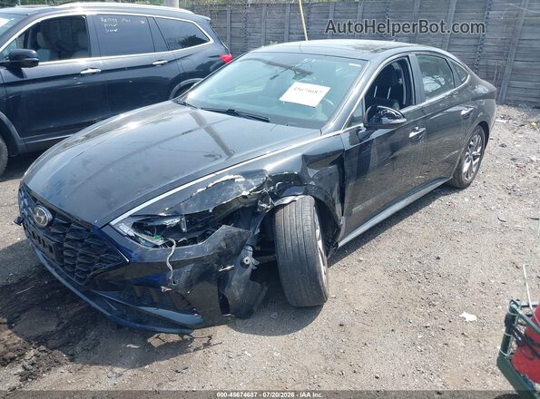 KMHL14JA6NA238876 2022 HYUNDAI SONATA Black Front left