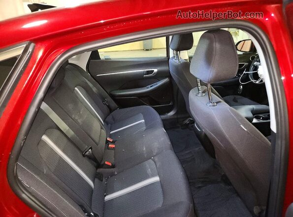 KMHL14JA7SA444154 2025 HYUNDAI SONATA Red Հետևի նստատեղերի տեսք