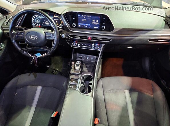 KMHL14JA9NA218914 2022 HYUNDAI SONATA Черный Вид панели приборов