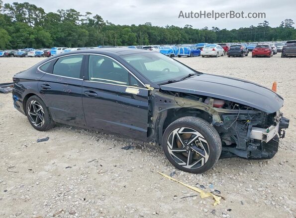 KMHL14JA9RA351260 2024 HYUNDAI SONATA Черный Передняя правая четверть