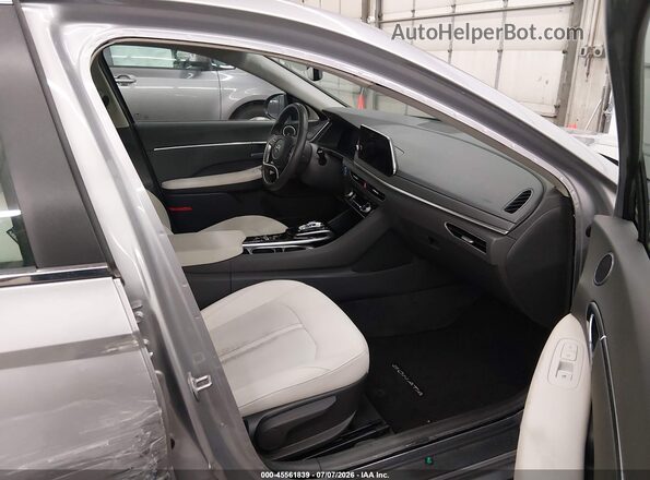 KMHL14JAXPA326378 2023 HYUNDAI SONATA Серый Вид салона спереди
