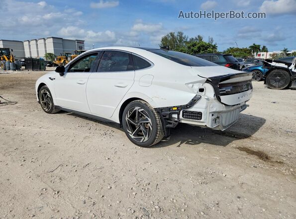 KMHL14JAXRA382145 2024 HYUNDAI SONATA White Հետևի ձախ