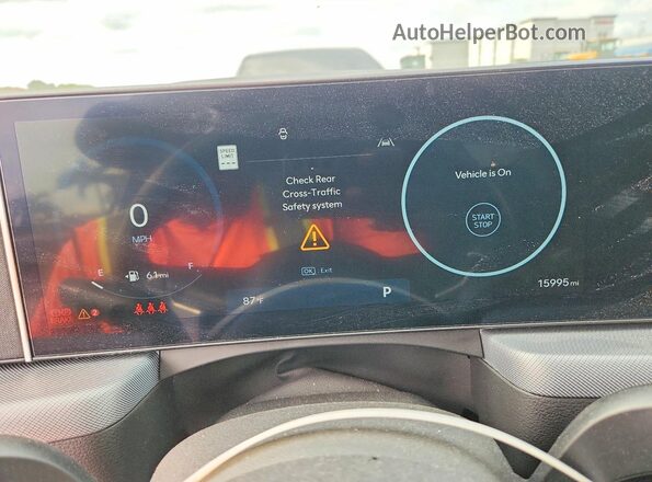 KMHL14JAXRA382145 2024 HYUNDAI SONATA White Սարքավորումների վահանակի տեսք