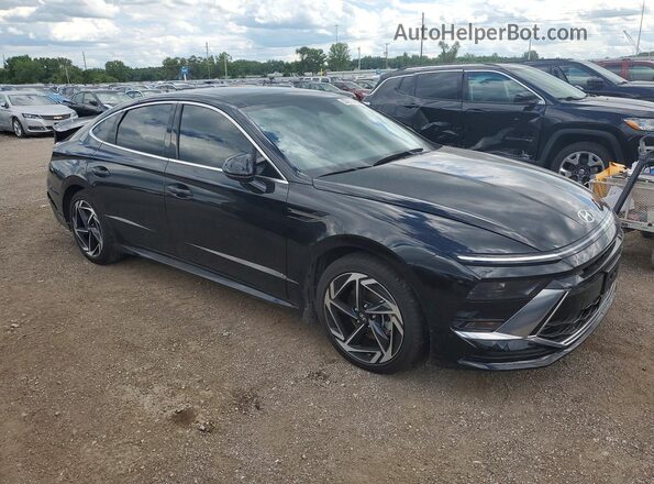 KMHL14JAXRA421364 2024 HYUNDAI SONATA Black Front right