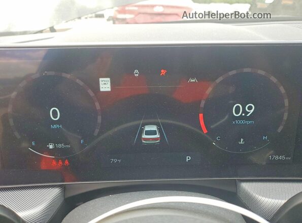 KMHL14JAXRA421364 2024 HYUNDAI SONATA Black Instrument cluster view