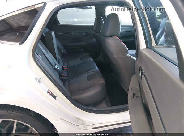 KMHL14JC0NA233612 2022 HYUNDAI SONATA White Widok naklejki z numerem VIN