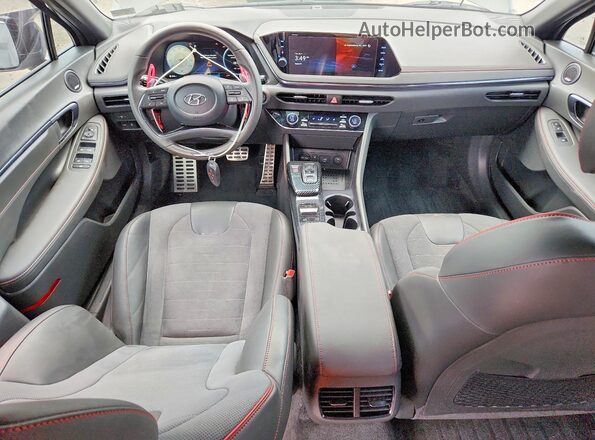 KMHL14JC3PA252206 2023 HYUNDAI SONATA Серый Вид панели приборов