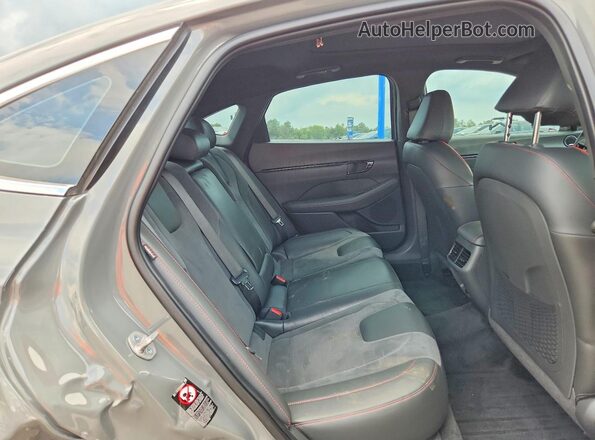 KMHL14JC3PA252206 2023 HYUNDAI SONATA Серый Вид задних сидений