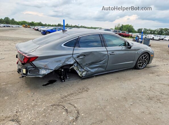KMHL14JC3PA252206 2023 HYUNDAI SONATA Серый Задняя правая четверть