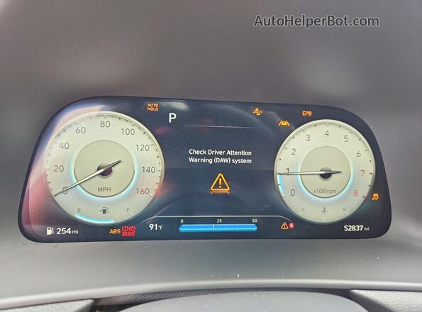 KMHL14JC3PA252206 2023 HYUNDAI SONATA Серый Вид щитка приборов
