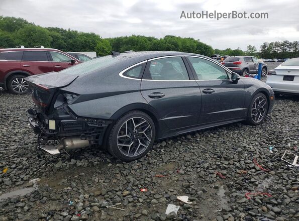 KMHL14JC5NA246050 2022 HYUNDAI SONATA Gray Trasero derecho