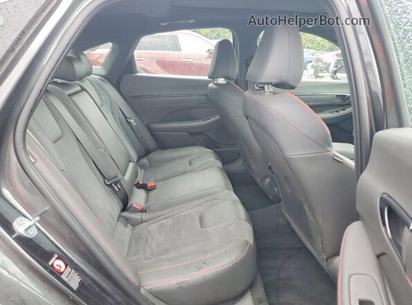 KMHL14JC5NA246050 2022 HYUNDAI SONATA Gray Vista de los asientos traseros