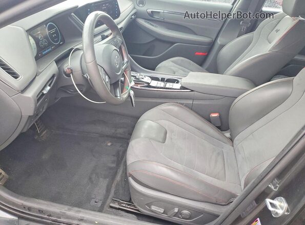KMHL14JC5NA246050 2022 HYUNDAI SONATA Gray Vista interior delantera